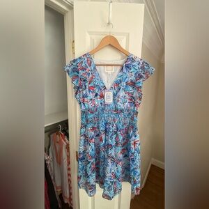 Sail To Sable red/white/blue dress, NWT, medium